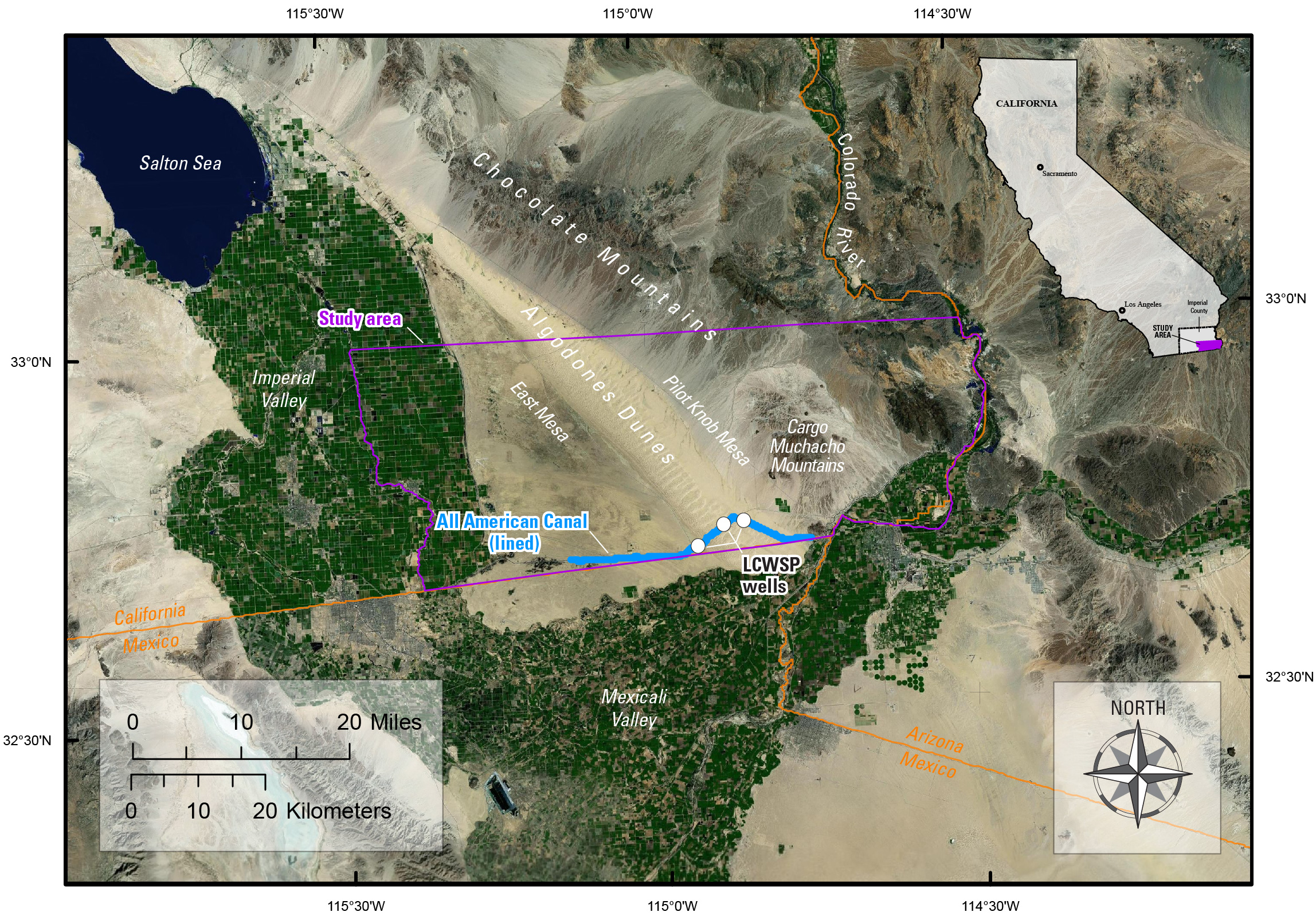 AllAmerican Canal, Southeastern Imperial County, California U.S